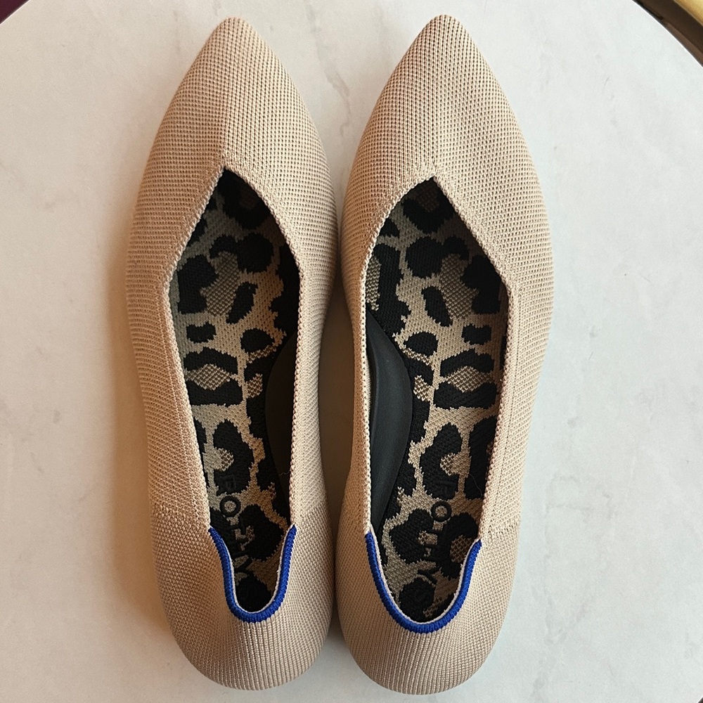 Rothy's The Point II Ecru Women's Flats